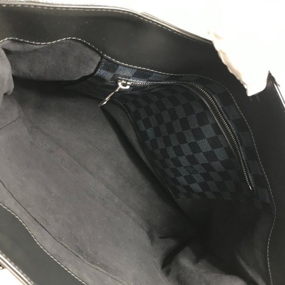 Authentic LOUIS VUITTON N41397 Damier-Cobalt Cabavayage Shoulder Bag Business ba - Picture 6 of 16